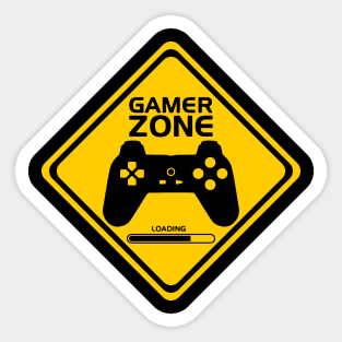 Gamer Zone Sticker